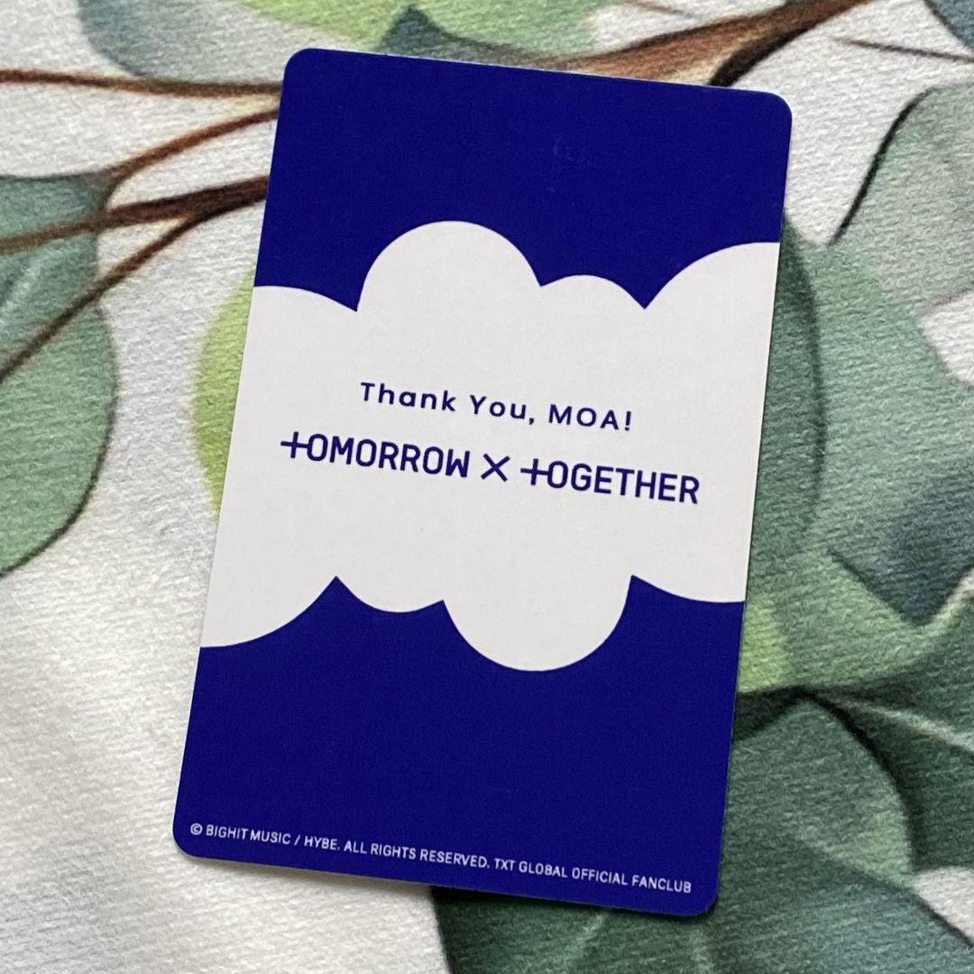 TXT HAPPY TOGETHER QUIZ MOA FCヒュニンカイトレカ - メルカリ