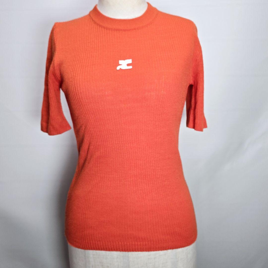 最先端 レア】クレージュ courreges ヴィンテージ オールド フランス製 半袖 トップス