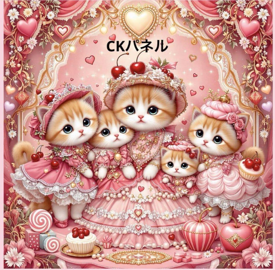 オーダー用パネル生地猫6柄