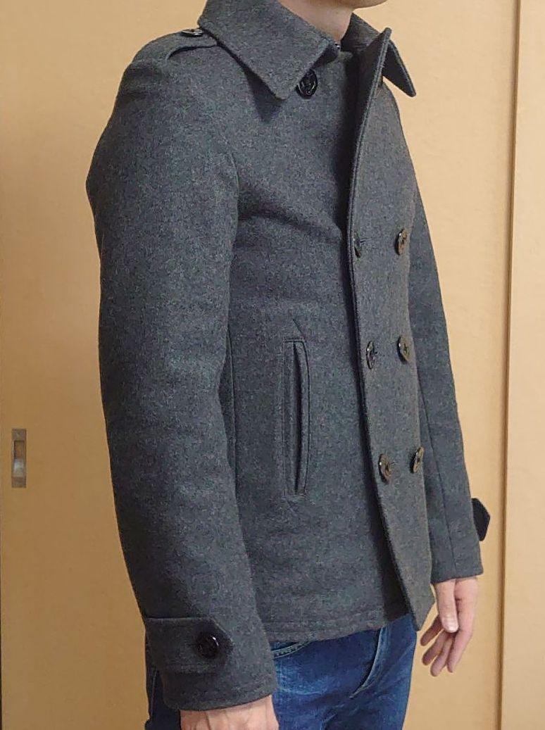 【状態良好古着】FRED PERRY  ピーコート Mサイズ