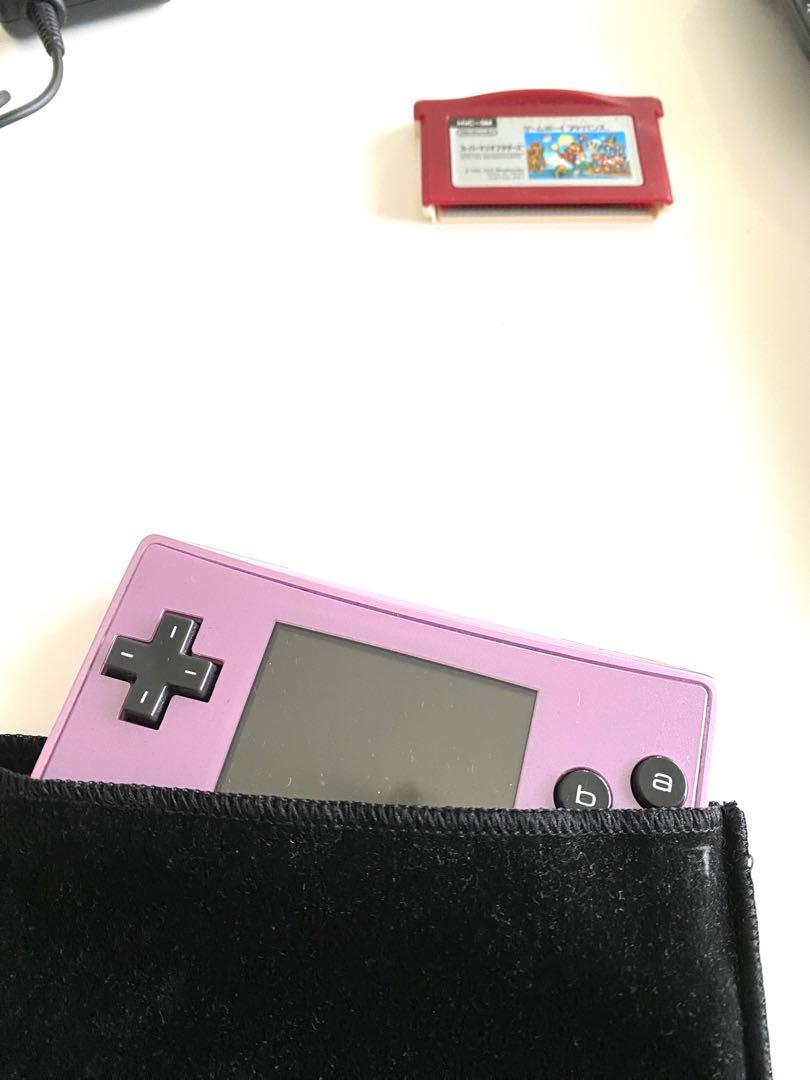 Nintendo GAMEBOY micro ピンクパープル　スーパーマリオ付き
