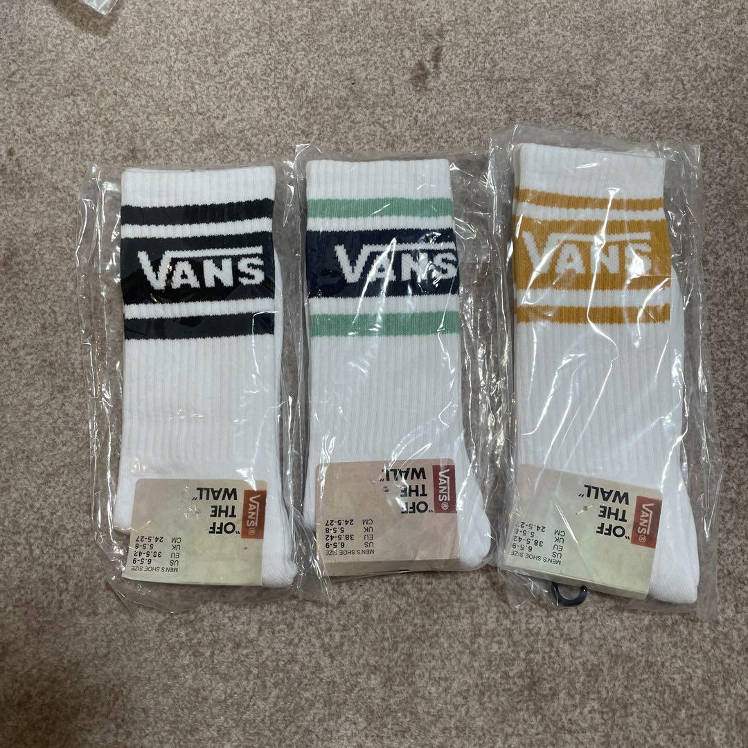 VANS バンズ ソックス 靴下 3足 VANS バンズ ソックス 靴下 3足