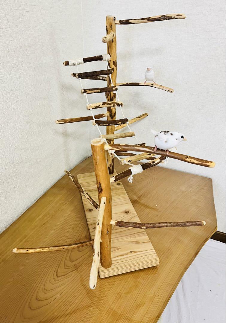 【小鳥〜中型鳥さん用】Driftwood♬バードアスレチック