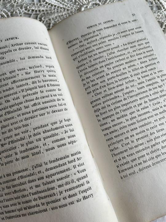 1852年 古書 EDMOUR ET ARTHUR
