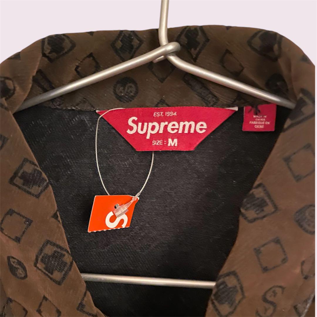 ジャケット・アウター Supreme Flocked Denim Trucker Jacket M