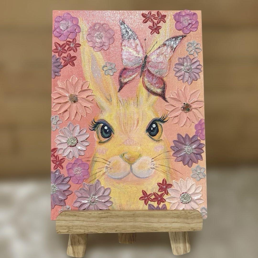 メルカリ限定出品】TERUMA 現代アート 原画☆53×53cm／24720
