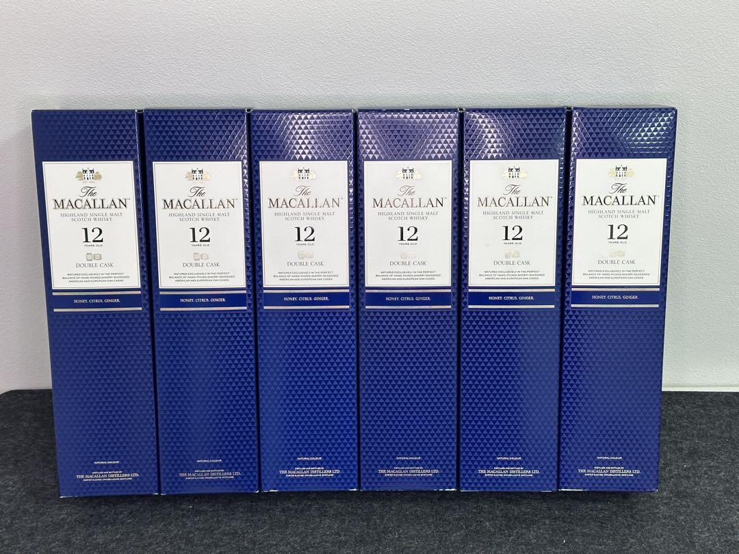 マッカラン12年 ダブルカスク ６本セット MACALLAN 12 YEARS