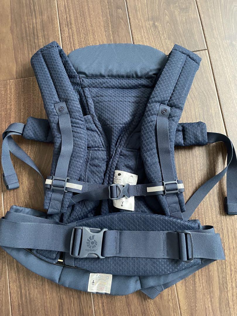 美品 エルゴ 抱っこ紐ネイビー メッシュ