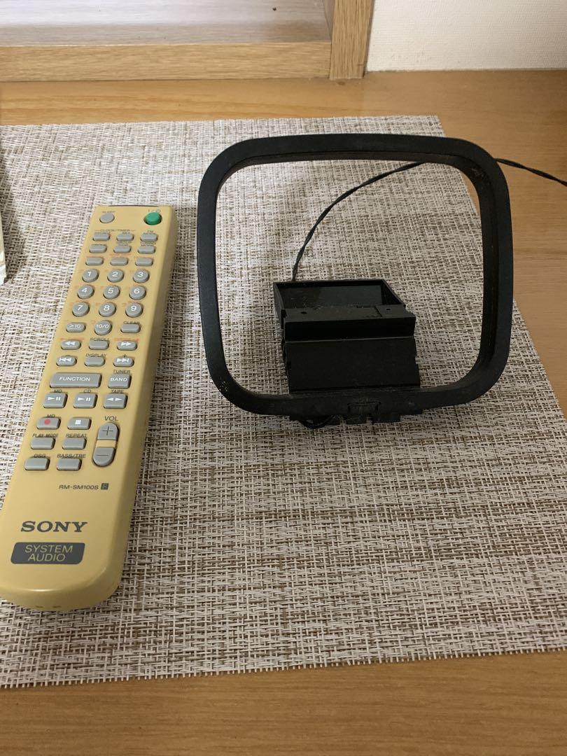 SONY ミニコンポ CMT-M100 モカシルバー　訳あり SONY ミニコンポ CMT-M100 モカシルバー 訳あり - メルカリ