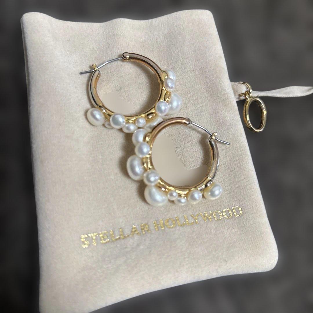 ステラハリウッド　バブルフープピアス