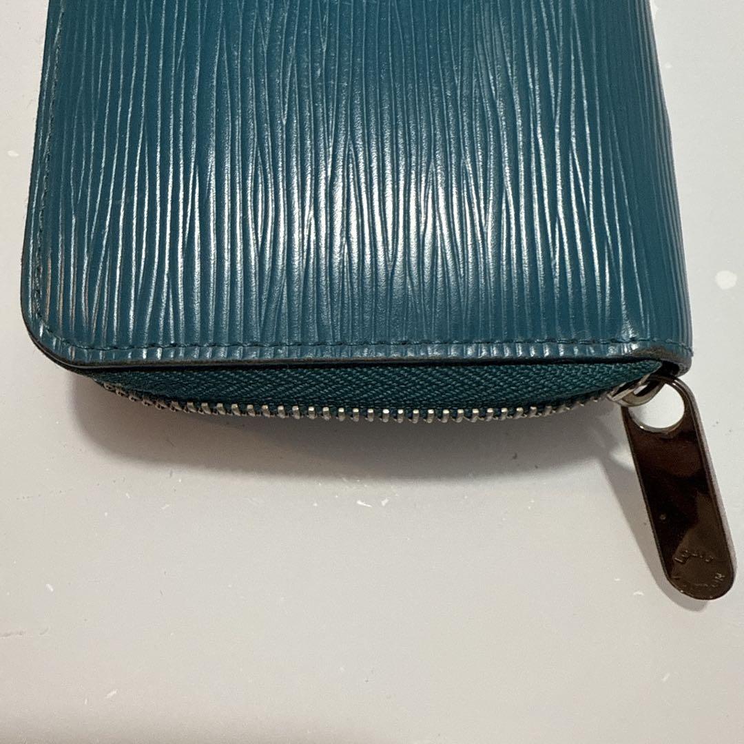 エピレザー 青 長財布