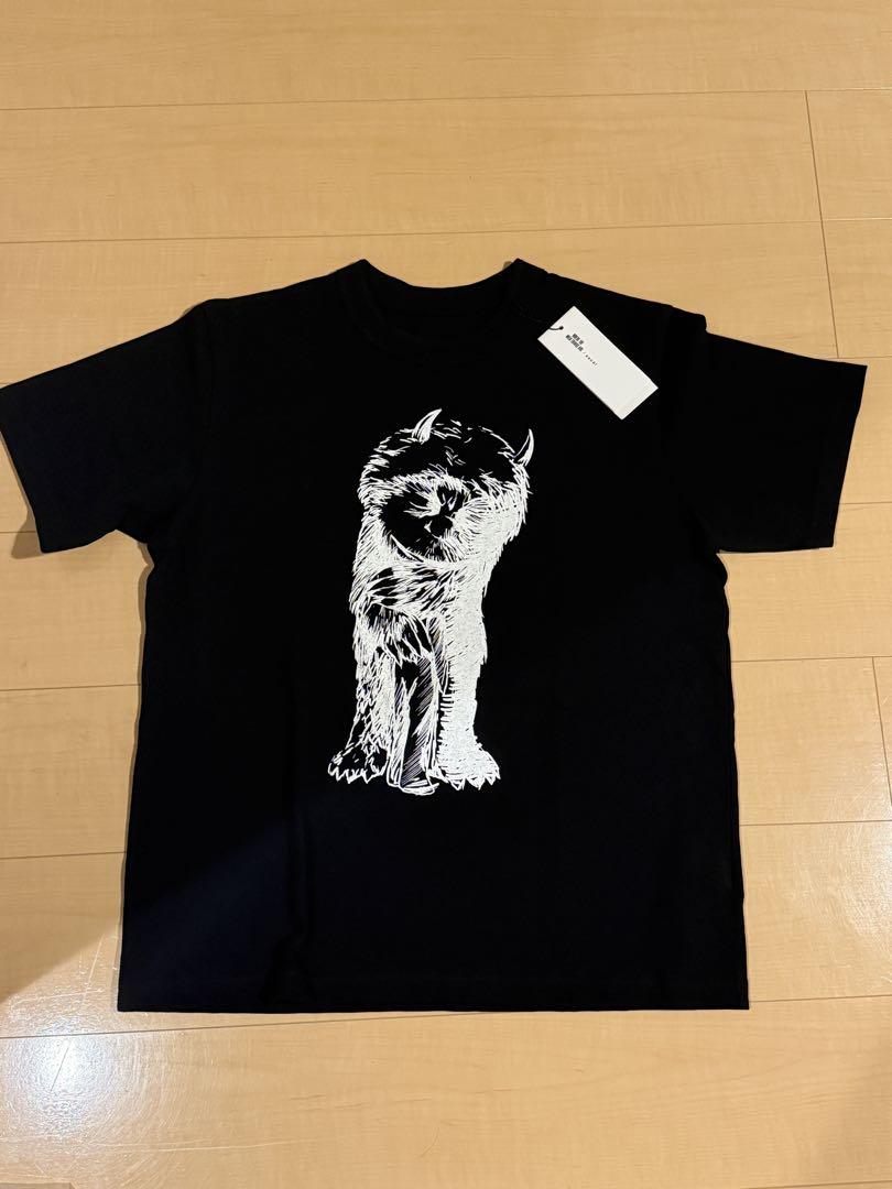 【25AW】sacai Tシャツ ブラック size3 SACAI Tシャツ WHERE THE WILD THINGS ARE–黒-25AW| Sacai