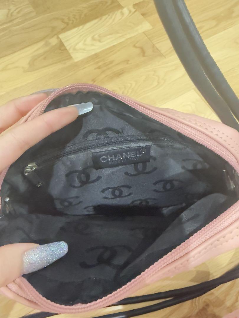 CHANEL キルティングレザー ショルダーバッグ ピンク