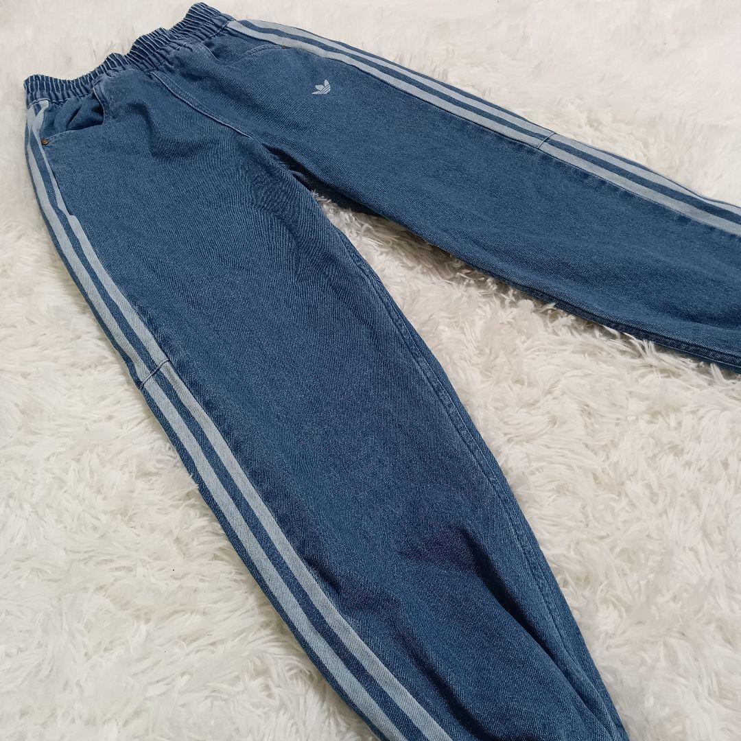 アディダス【adidas】アディカラー ジョガー デニム トラック パンツ XS