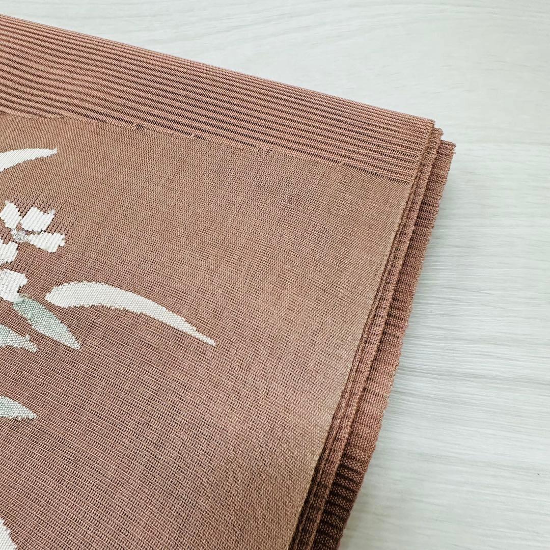 夏帯 袋帯 絽 扇に花模様の織出し 正絹 着物 RO-3920 夏帯 袋帯 絽 扇に花模様の織出し 正絹 着物 RO-3920 - メルカリ