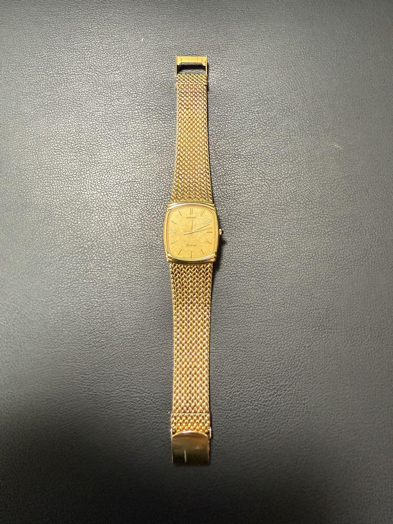 SEIKO Dolce ゴールド メッシュバンド