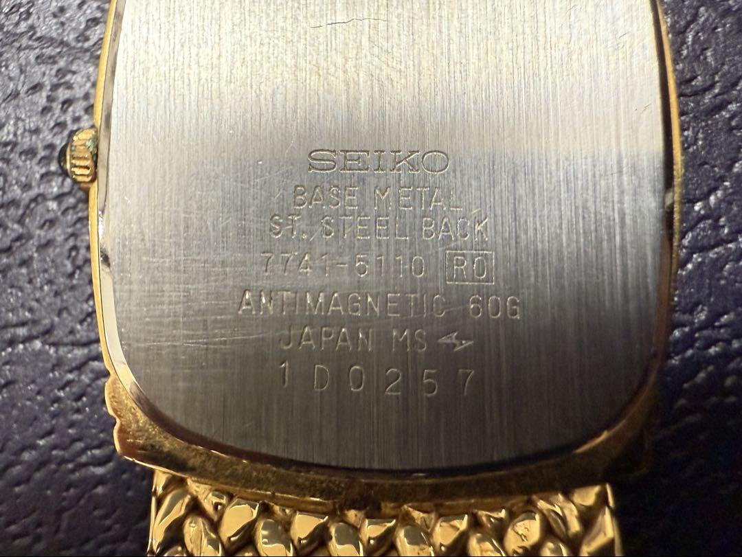 SEIKO Dolce ゴールド メッシュバンド