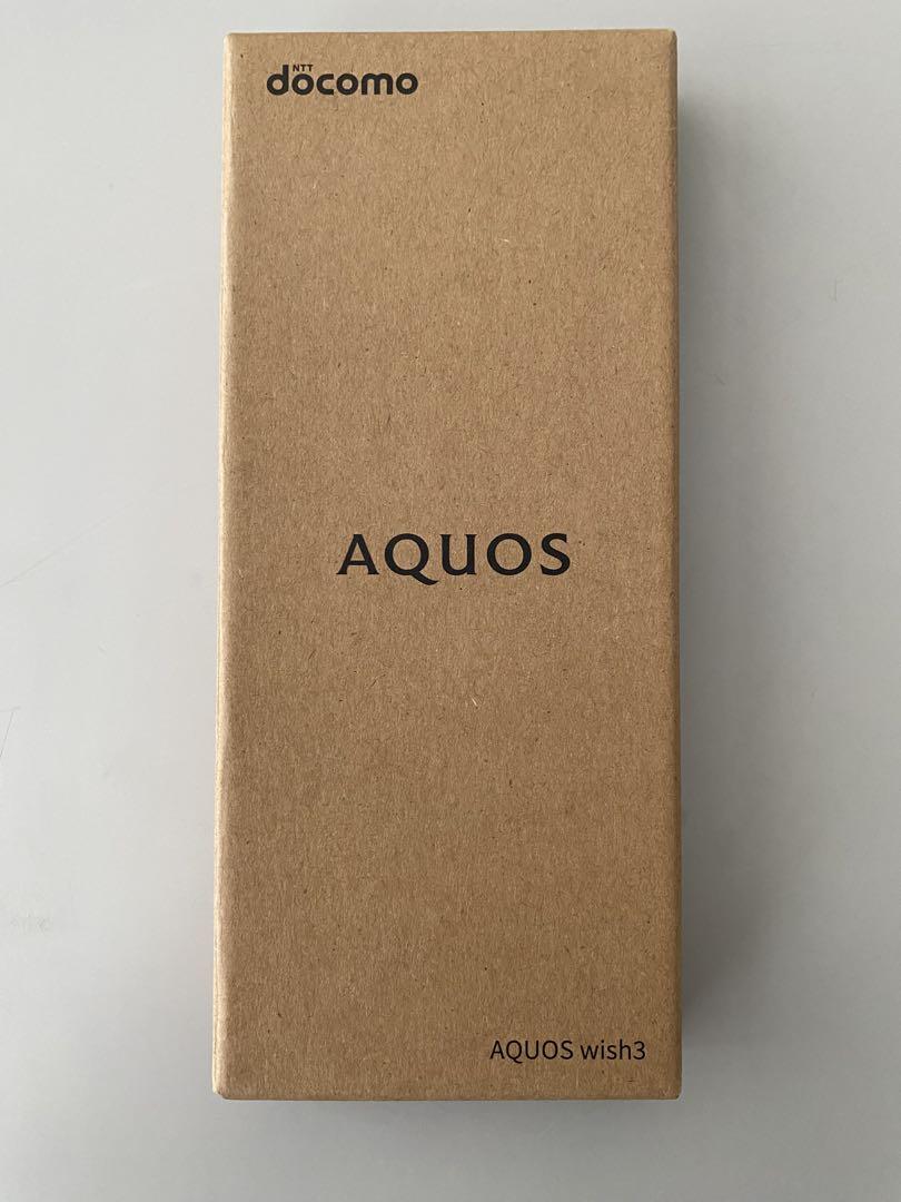 AQUOS wish3 ブラック 64GB SIMフリー　docomo版