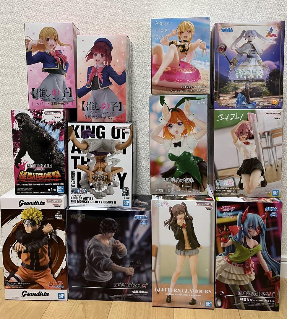 美少女プライズフィギュアまとめ売り　計12点