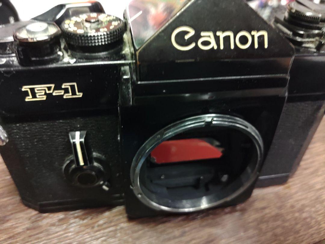 【中古】Canon F-1 フィルムカメラ　レンズ３本付属
