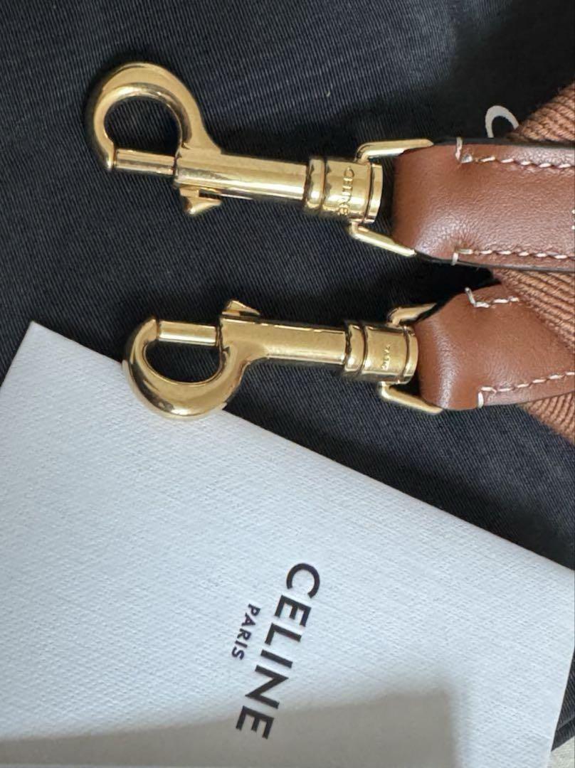 セリーヌ　ジャカードロングストラップ ウール　　バッグ用　CELINE 新品