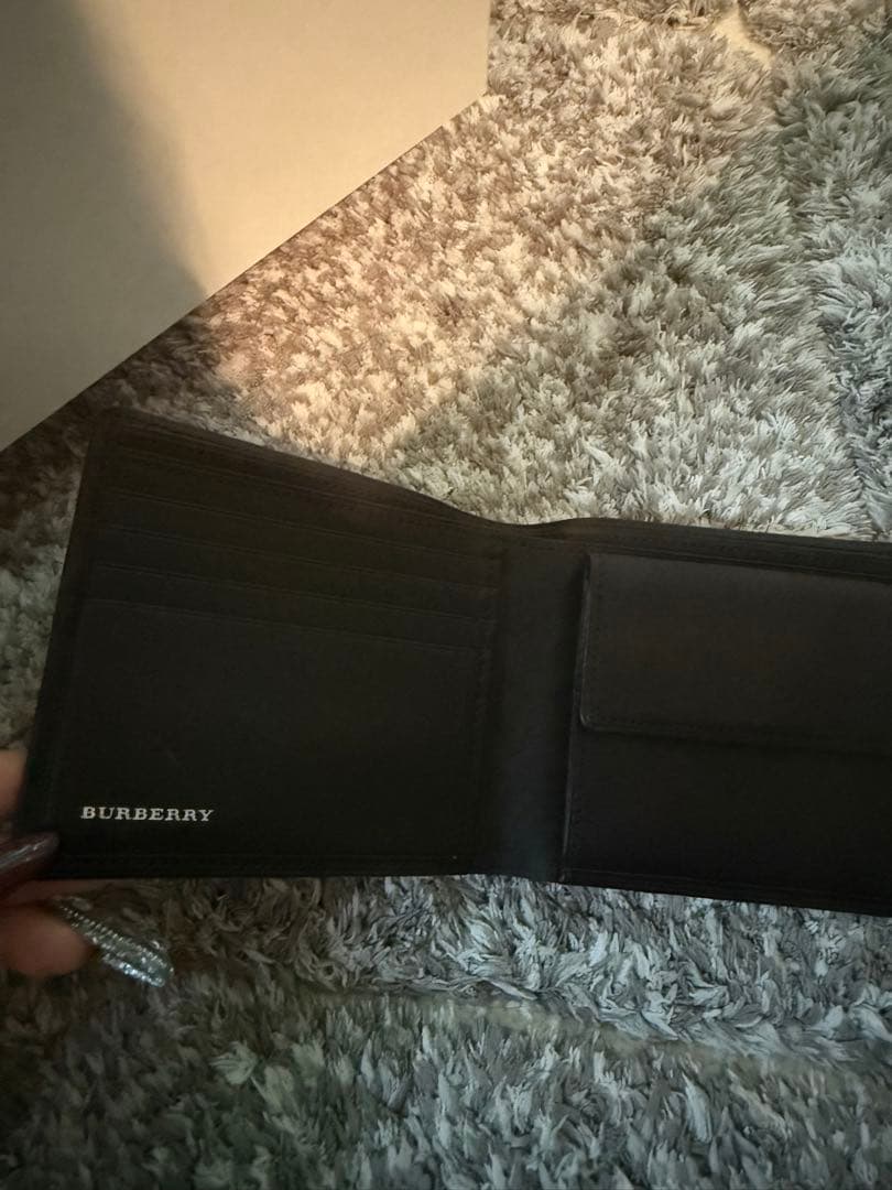 BURBERRY 財布 小銭入れ 黒 美品 BURBERRY 財布 小銭入れ 黒 美品
