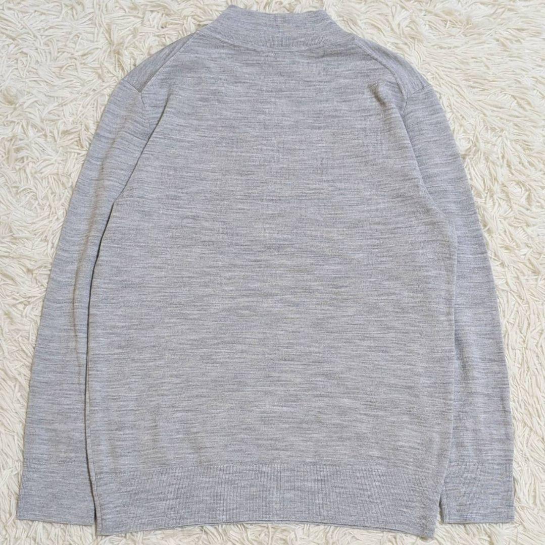 【2025年最新】海外限定の人気アイテム Wool Regal 2024年 Theory モックネックニット メルカリ - グレー トップス