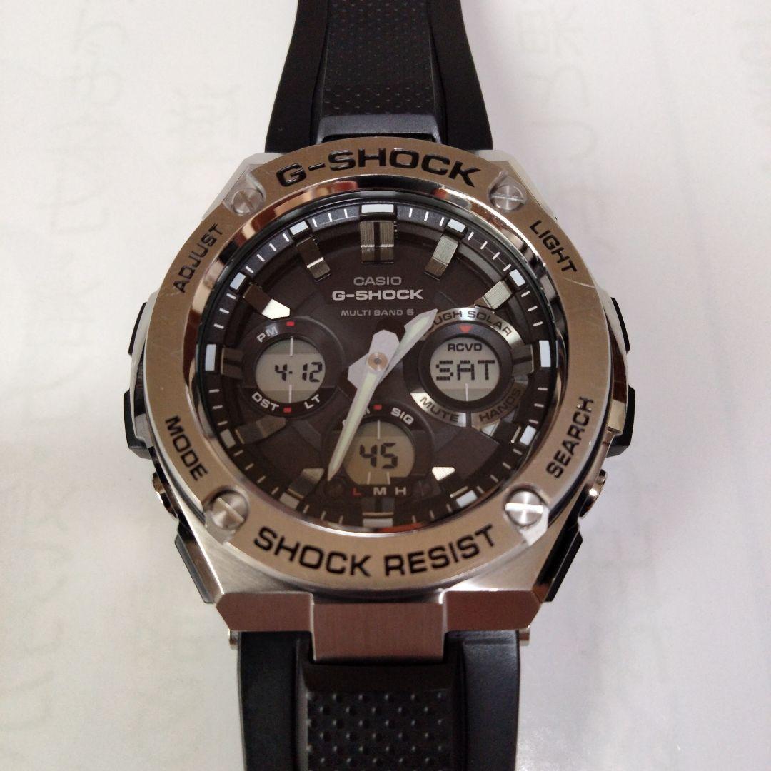 【美品】CASIO G-SHOCK GST-W110電波ソーラー　タフソーラー