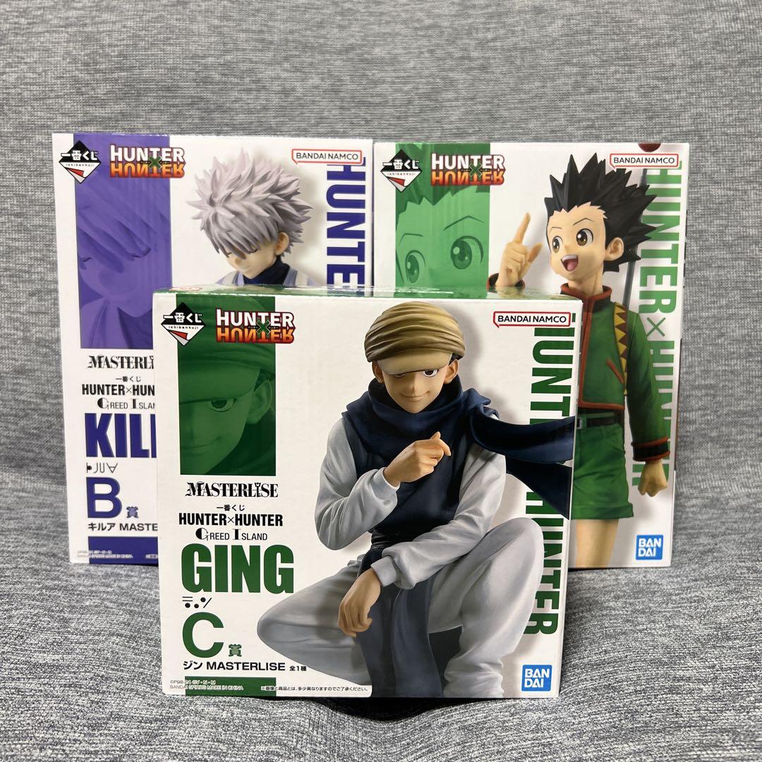 HUNTER×HUNTER 一番くじ フィギュア B賞C賞セット　キルア　ジン 一番くじ ハンターハンター A賞 B賞 C賞 ゴン キルア ジン 3種