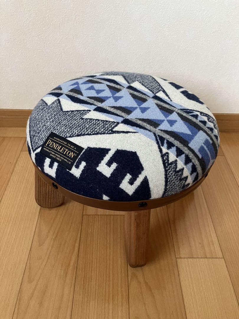 PENDLETON ペンドルトン　ウール製円形スツール　コンパクトチェア