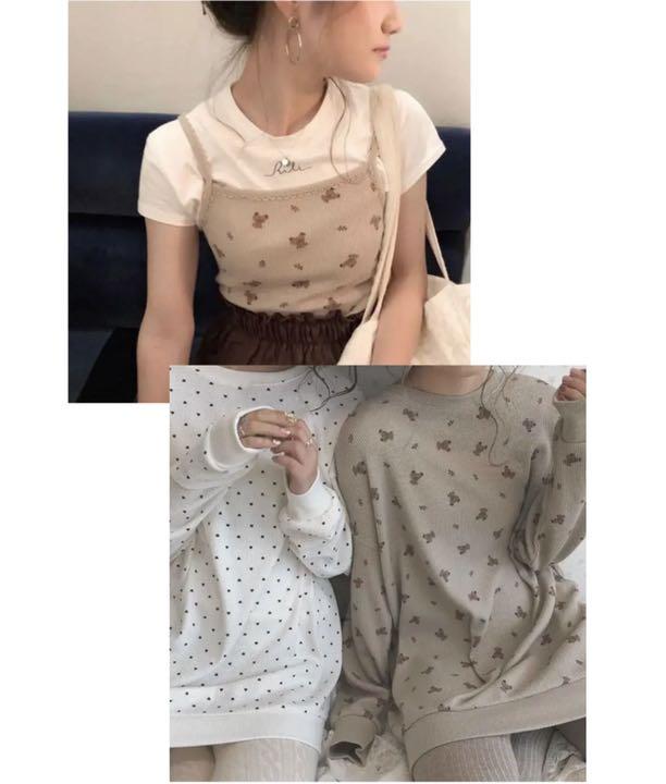 Rili tokyo くま柄サーマル セット
