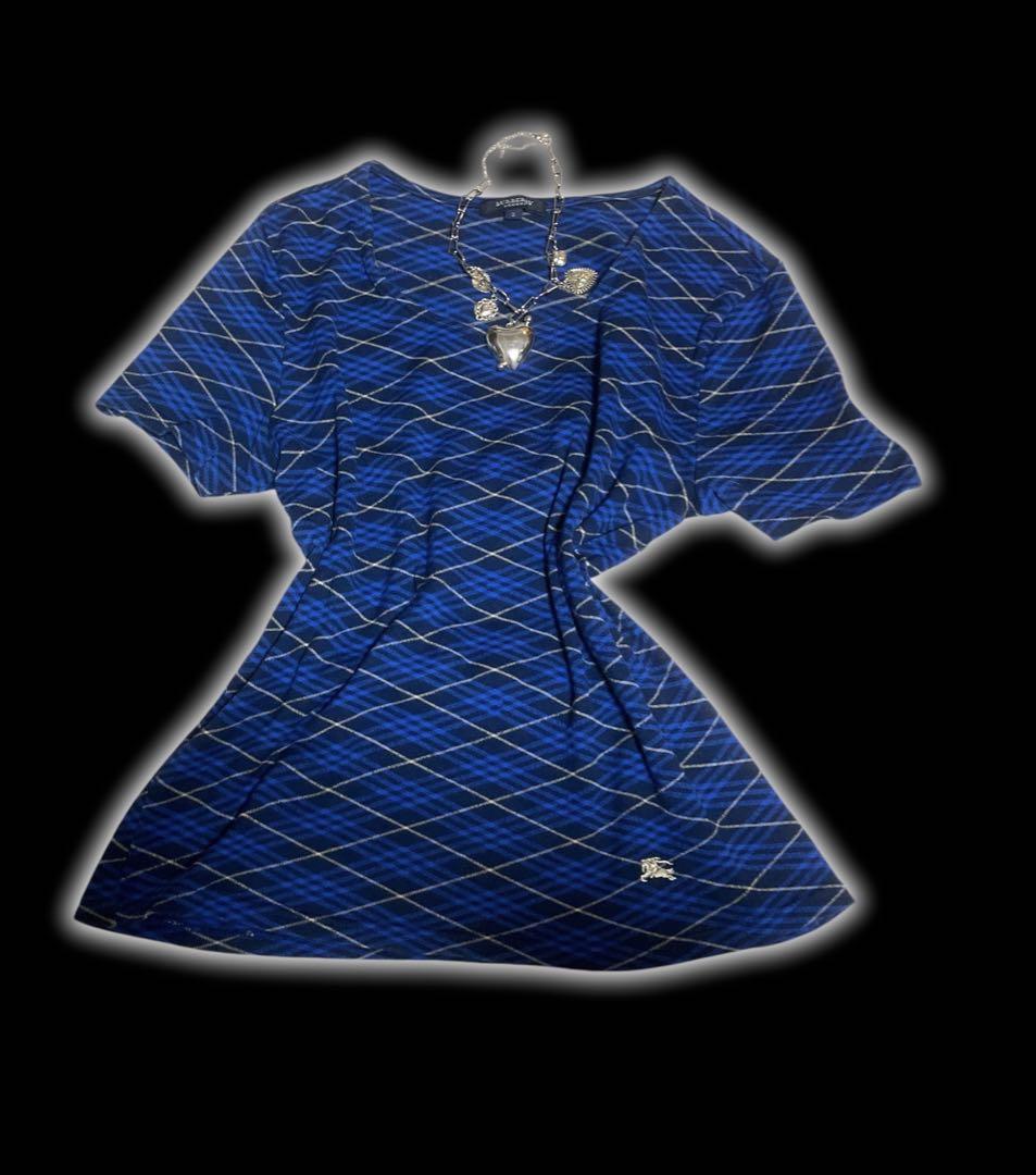 レア✴︎Burberryノバチェックy2kピチT 平成ギャルフェアリーグランジ