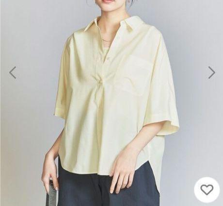 新品未使用 BEAUTY&YOUTH ポケットドルマンスリーブ 5分袖シャツ 新品未使用 BEAUTY&YOUTH ポケットドルマンスリーブ 5分袖