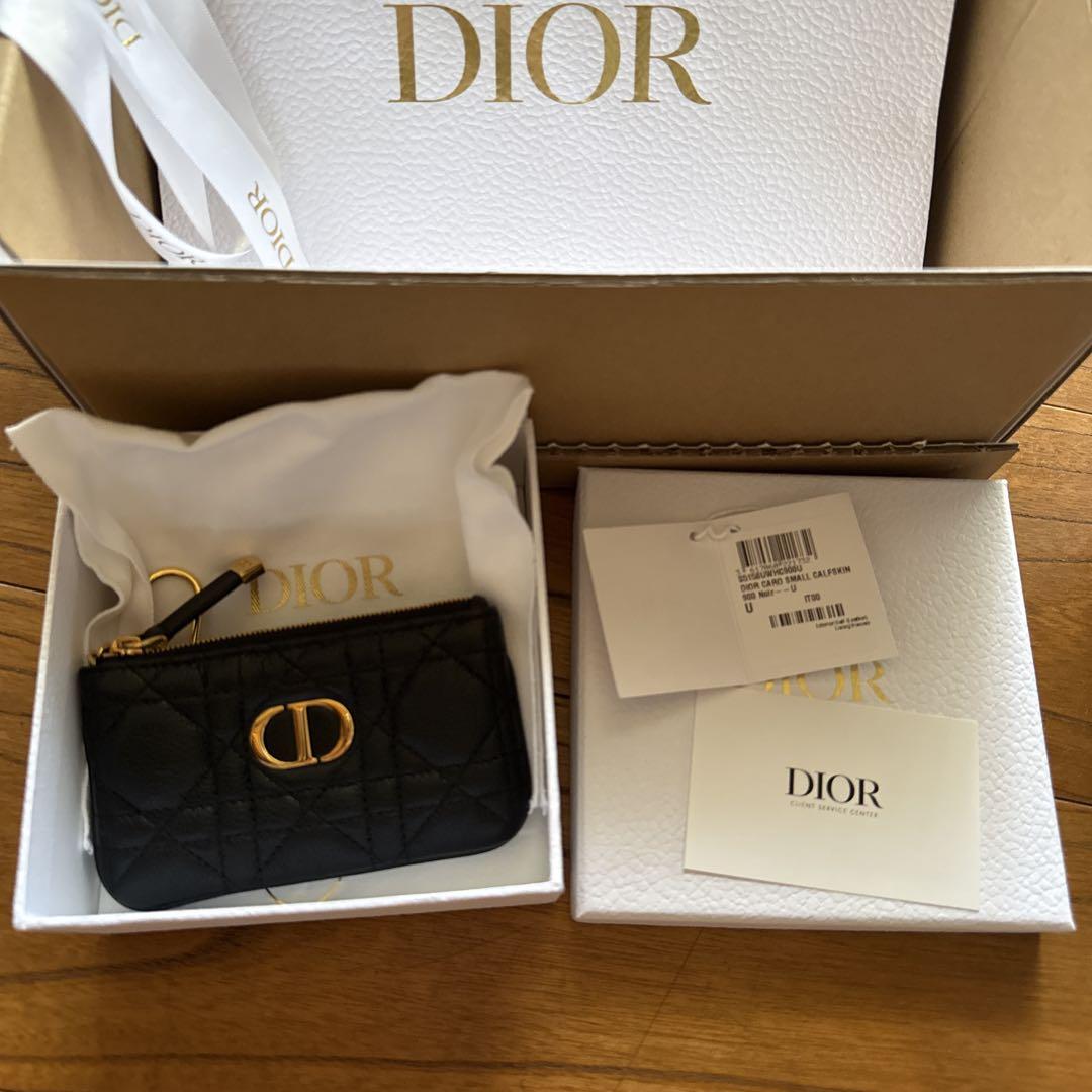 DIOR Caro Myrte ジップ キーケース　箱有 Dior Caro Myrte ジップ キーケース - メルカリ