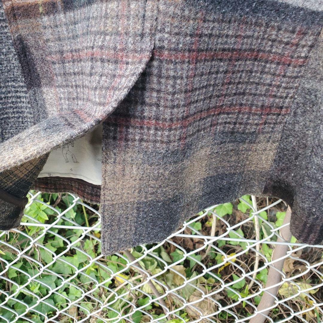 ウールコート ウールジャケット チェックジャケット XL オーバーサイズ ウールコート ウールジャケット チェックジャケット XL オーバーサイズ