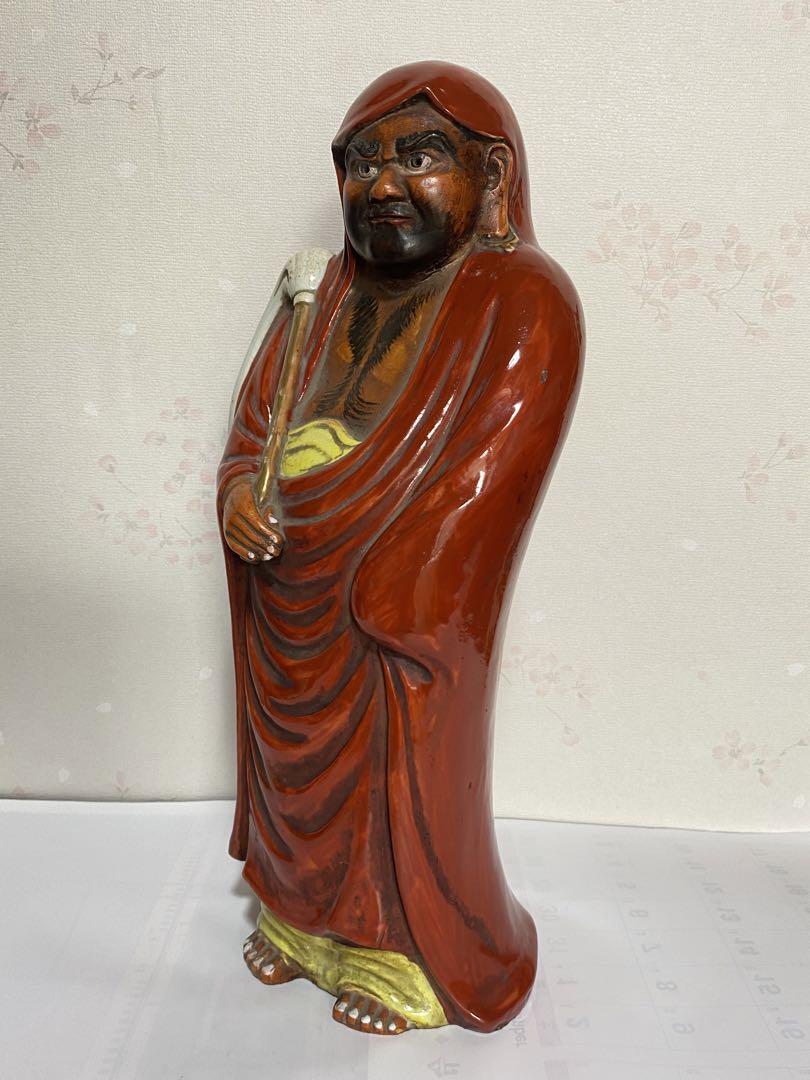 ♦️達磨大師 置物 飾り 明治時代 開運 縁起物 古玩 古美術品 骨董品