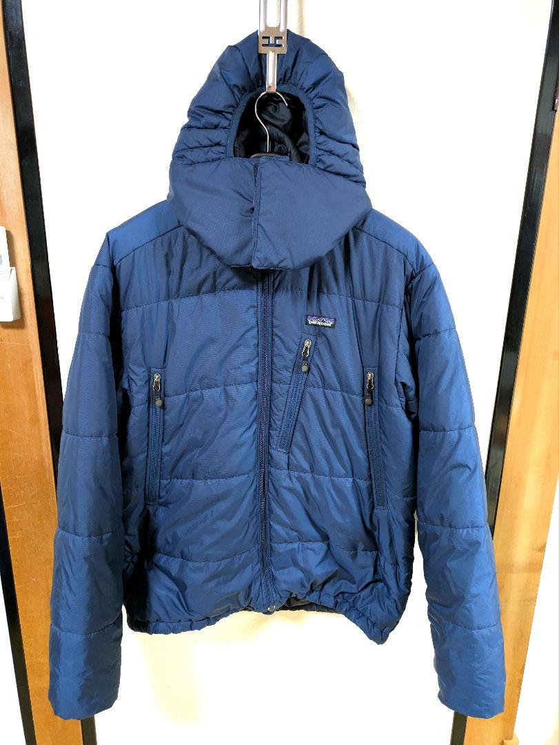 【ビンテージ美品】パタゴニア　パフボールジャケット　フーディ　サイズL ネイビー