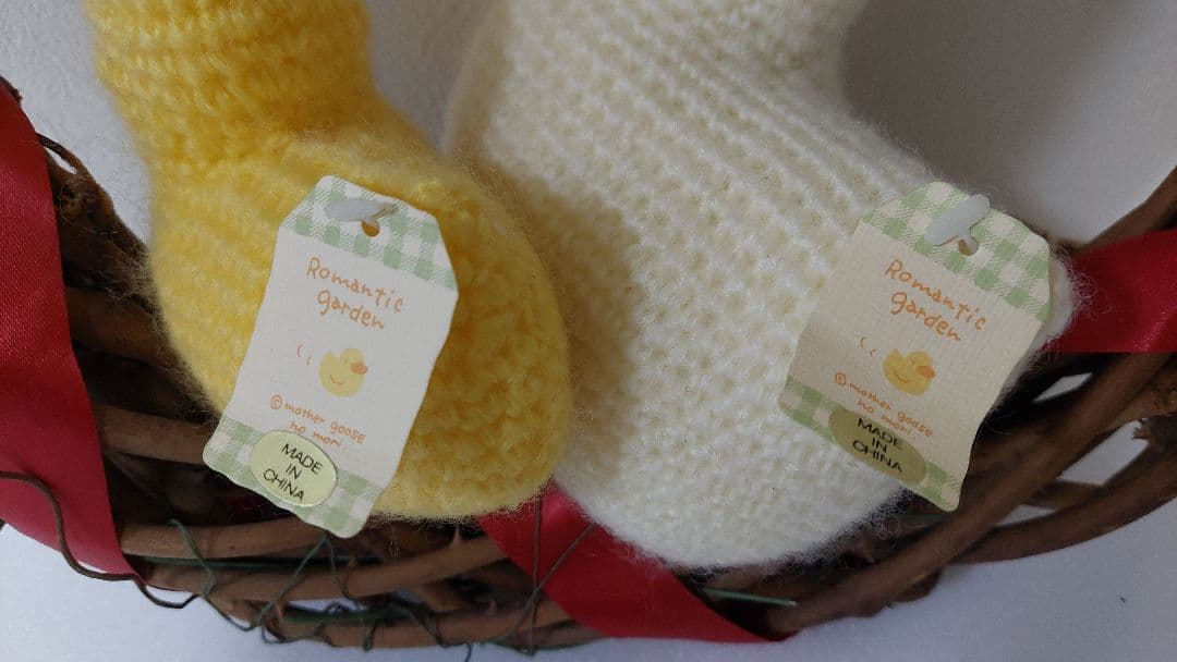 ロマンチックガーデン アヒルのクリスマスリースやや傷や汚れあり