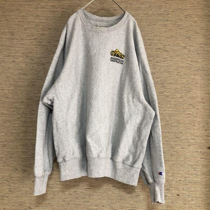HOT好評 チャンピオン 企業ロゴ ブルドーザー 刺繍 Zjx3q-m48206558814 リバースウィーブ スウェット 限定15%OFF