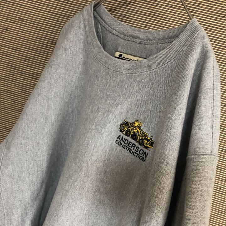 HOT好評 チャンピオン 企業ロゴ ブルドーザー 刺繍 Zjx3q-m48206558814 リバースウィーブ スウェット 限定15%OFF