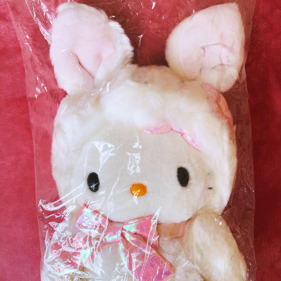 希少激レア　ハローキティ　シリアルナンバー　ぬいぐるみ　着ぐるみ　ウサギ　ヒョウ