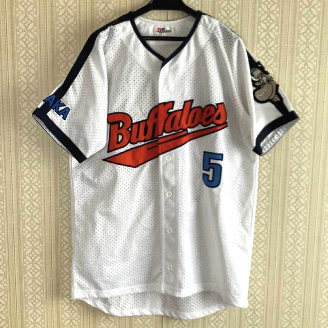 大阪近鉄Buffaloes ユニフォームメッシュ 背番号5 中村紀洋選手 大阪近鉄Buffaloes ユニフォームメッシュ 背番号5 中村紀洋選手Ω