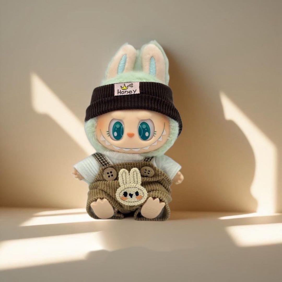 新品ラブブコスチュームLABUBU ラブブ ぬい服 着せ替え服 5点 ラブブ服 LABUBU ぬいぐるみ着 可愛い 5点 ぬい服 ラブブ 着せ