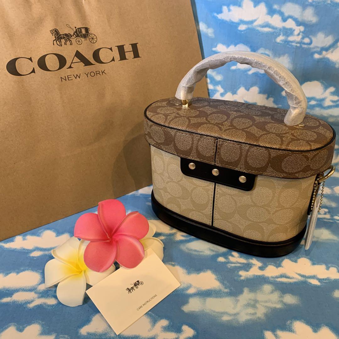 ♡COACH 2way ショルダー バニティ ベージュ