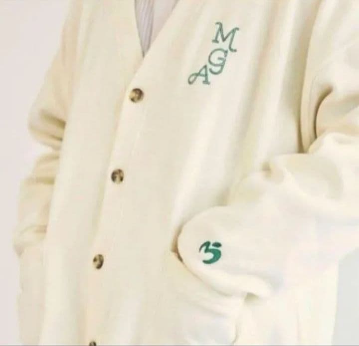 ミセスグリーンアップル カーディガン オフホワイト L ポップアップ バベルの塔 ミセスグリーンアップル カーディガン オフホワイト L ポップアップ バベルの塔