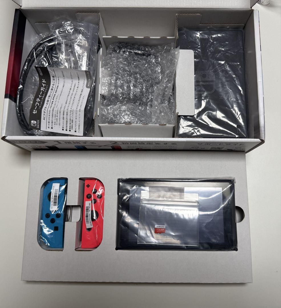 Nintendo Switch 本体 青/赤 SDカード128GB ケース Nintendo Switch