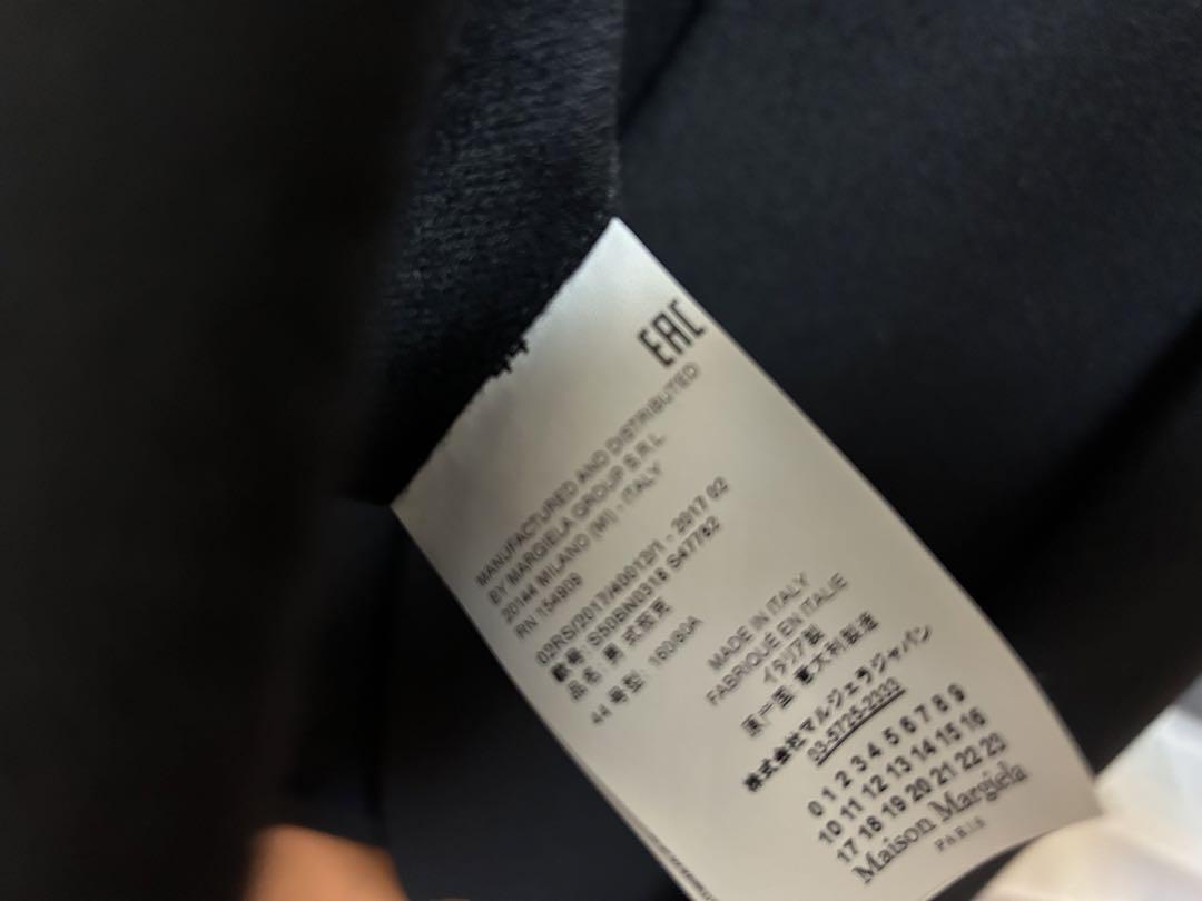 44 maison margiela ノーカラージャケット 18aw
