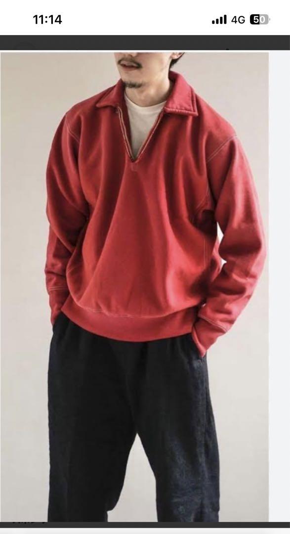 A.PRESSE  Vintage Half Zip Sweatshirt 2