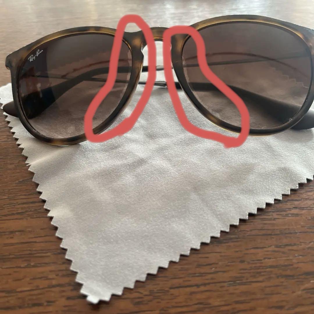Ray-Ban ブラウン サングラス ケース付き - メルカリ