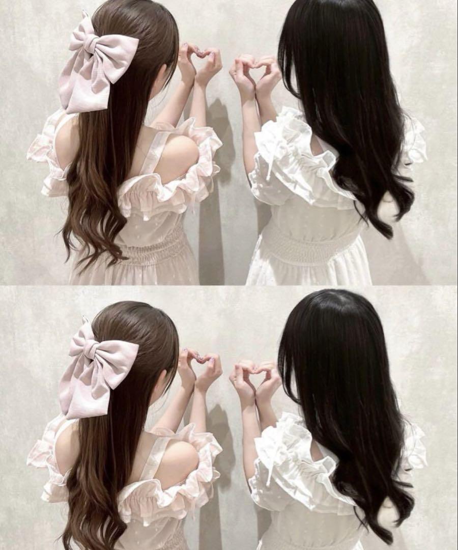evelyn ♡ ラメフリルロングOP